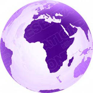 Download 3d globe africa purple PowerPoint Graphic and other software plugins for Microsoft PowerPoint
