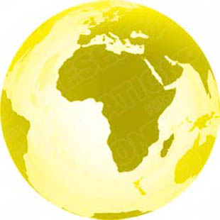 Download 3d globe africa yellow PowerPoint Graphic and other software plugins for Microsoft PowerPoint