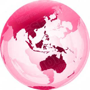 Download 3d globe australia pink PowerPoint Graphic and other software plugins for Microsoft PowerPoint