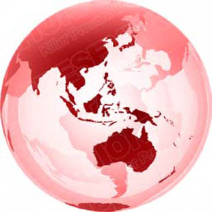 Download 3d globe australia red PowerPoint Graphic and other software plugins for Microsoft PowerPoint