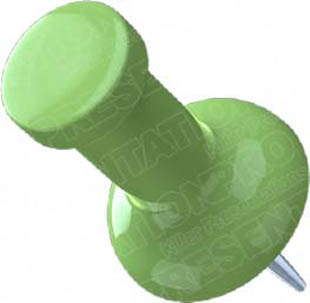 Download push pin green 03 PowerPoint Graphic and other software plugins for Microsoft PowerPoint