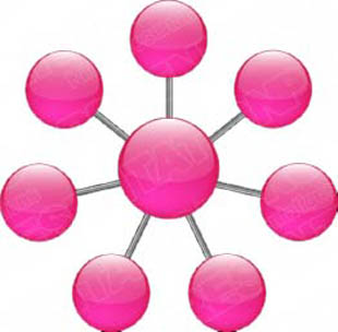 Download radial a 7pink PowerPoint Graphic and other software plugins for Microsoft PowerPoint