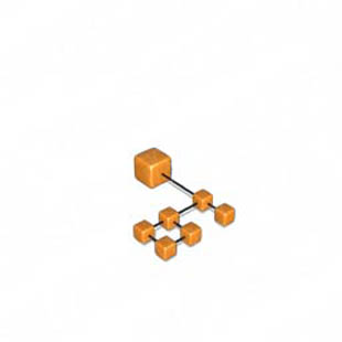 Download cube network 3 orange PowerPoint Graphic and other software plugins for Microsoft PowerPoint