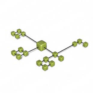 Download cube network 6 green PowerPoint Graphic and other software plugins for Microsoft PowerPoint