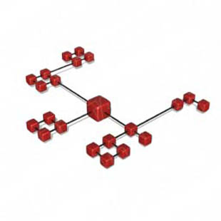 Download cube network 7 red PowerPoint Graphic and other software plugins for Microsoft PowerPoint