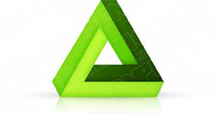 Download 3dtriangle04 green PowerPoint Graphic and other software plugins for Microsoft PowerPoint