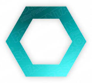 Download lined hexagon2 teal PowerPoint Graphic and other software plugins for Microsoft PowerPoint