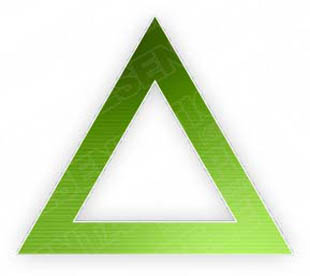 Download lined triangle2 green PowerPoint Graphic and other software plugins for Microsoft PowerPoint