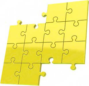Download puzzle 12 yellow PowerPoint Graphic and other software plugins for Microsoft PowerPoint