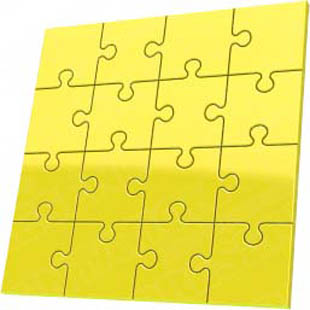 Download puzzle 16 yellow PowerPoint Graphic and other software plugins for Microsoft PowerPoint