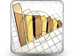 Bar Decrease Squarerown Square Color Pencil PPT PowerPoint Image Picture