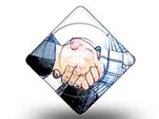 Corporate Hand Shake Color Pencil DIA PPT PowerPoint Image Picture