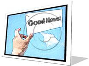 Good News Reach F Color Pencil PPT PowerPoint Image Picture