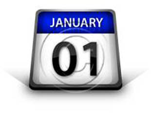 Calendar January 01 PPT PowerPoint Image Picture