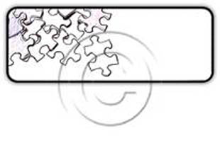 Jigsaw Piece Rectangle Color Pencil PPT PowerPoint Image Picture