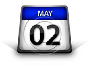 Calendar May 02 PPT PowerPoint Image Picture