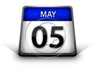 Calendar May 05 PPT PowerPoint Image Picture