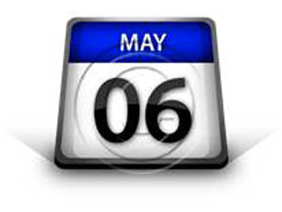 Calendar May 06 PPT PowerPoint Image Picture