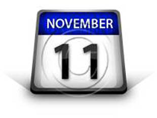 Calendar November 11 PPT PowerPoint Image Picture