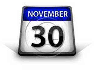 Calendar November 30 PPT PowerPoint Image Picture