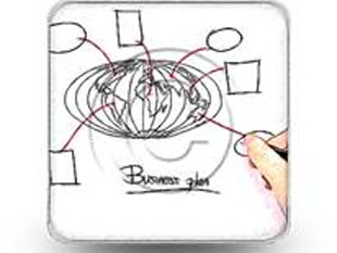 Sketch Squareusiness Plan Square Color Pen PPT PowerPoint Image Picture