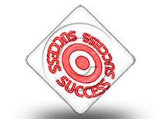 Success On Target DIA Color Pen PPT PowerPoint Image Picture
