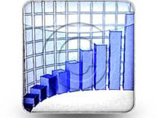 3D Squarear Chart Grid Square Color Pencil PPT PowerPoint Image Picture