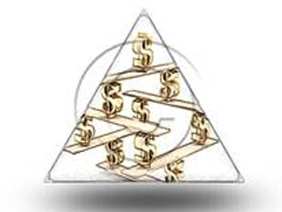 balanced  money Color Pencil TRI PPT PowerPoint Image Picture