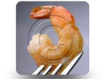 Shrimp 02 Square PPT PowerPoint Image Picture