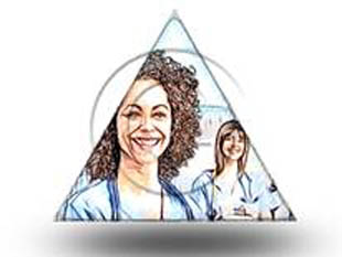 Nurses Color Pencil TRI PPT PowerPoint Image Picture