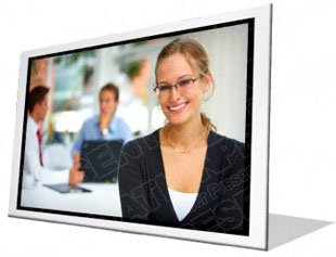 Download smilingbusinesswoman 11 f PowerPoint Icon and other software plugins for Microsoft PowerPoint