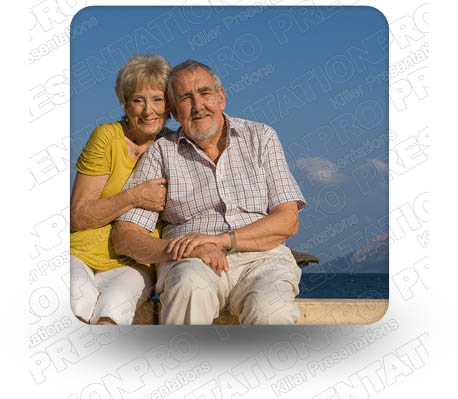Retired 02 Square PPT PowerPoint Image Picture
