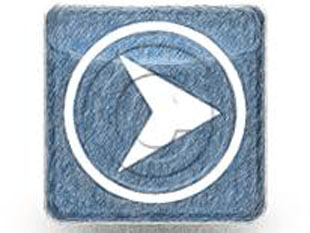 Button Forward Blue Color Pen PPT PowerPoint Image Picture