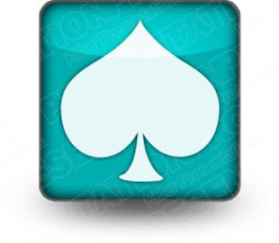 Download card spade teal PowerPoint Icon and other software plugins for Microsoft PowerPoint