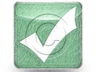 Checkmark Green Color Pen PPT PowerPoint Image Picture