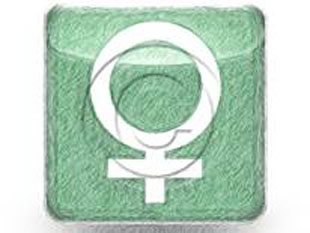 GenderFemale Green Color Pen PPT PowerPoint Image Picture