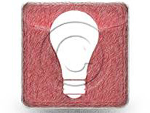 Lightbulb Red Color Pen PPT PowerPoint Image Picture
