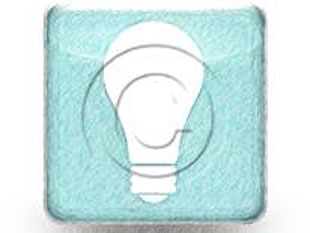 Lightbulb Teal Color Pen PPT PowerPoint Image Picture