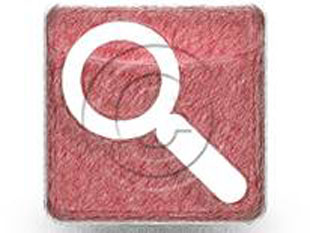 MagnifyingGlass Red Color Pen PPT PowerPoint Image Picture