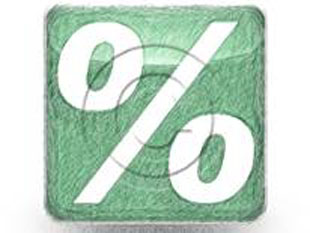 PercentSign Green Color Pen PPT PowerPoint Image Picture