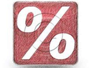 PercentSign Red Color Pen PPT PowerPoint Image Picture