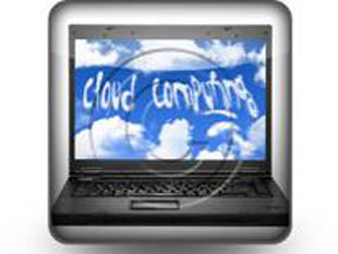 Download cloud computing laptop b PowerPoint Icon and other software plugins for Microsoft PowerPoint