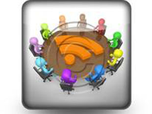 Community Discussion Square PPT PowerPoint Image Picture