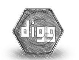 Digg Hex Sketch PPT PowerPoint Image Picture