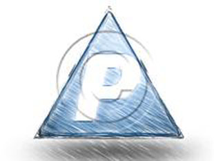 PayPal Tri Color Pen PPT PowerPoint Image Picture