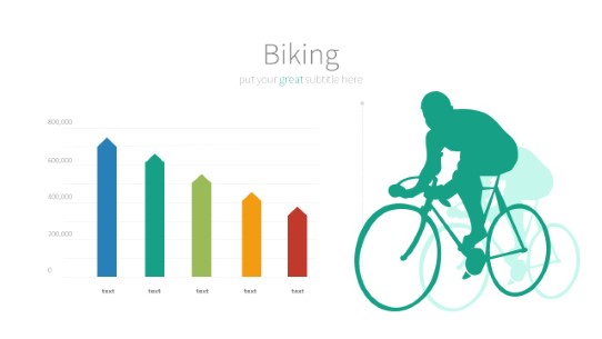 010 Biking PowerPoint Infographic pptx design