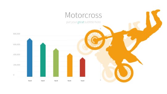 014 Motorcross PowerPoint Infographic pptx design