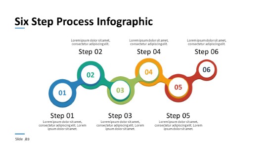 049 - 6 Step Process PowerPoint Infographic pptx design