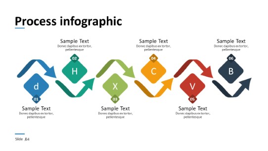 064 - Process PowerPoint Infographic pptx design