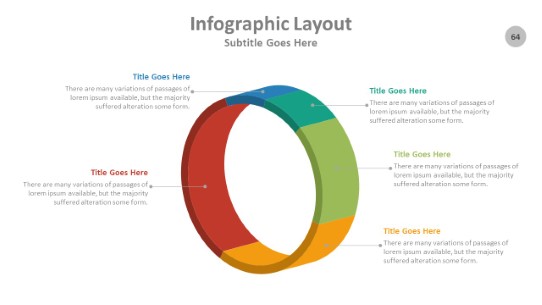 Ring 064 PowerPoint Infographic pptx design